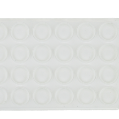 CLEAR CD/HUB DVD POLYURETHANE, PSA, SOLID, 32 ON A PAD