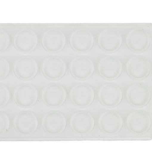 CLEAR CD/HUB DVD POLYURETHANE, PSA, SOLID, 32 ON A PAD