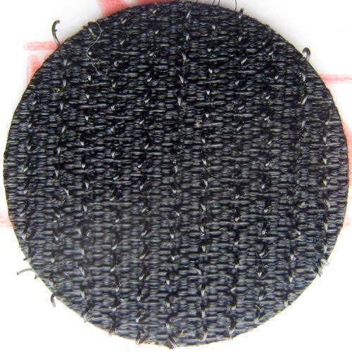 3" BLACK VELCRO® BRAND VELCOIN® HOOK ADHESIVE BACKED