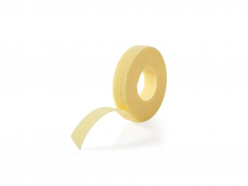 1/2" YELLOW VELCRO® BRAND ONE-WRAP® FOR FIBER OPTIC CABLE