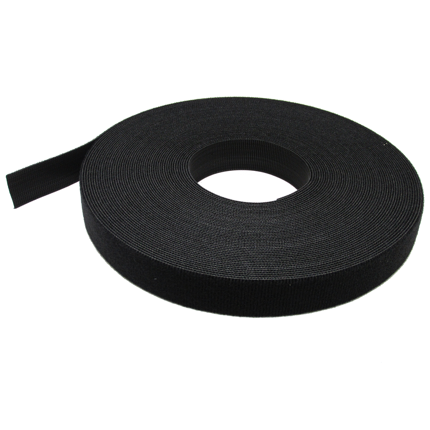 Velcro Tie Wrap 3/4 inch Velcro Wrap-Black (Sold per Foot)