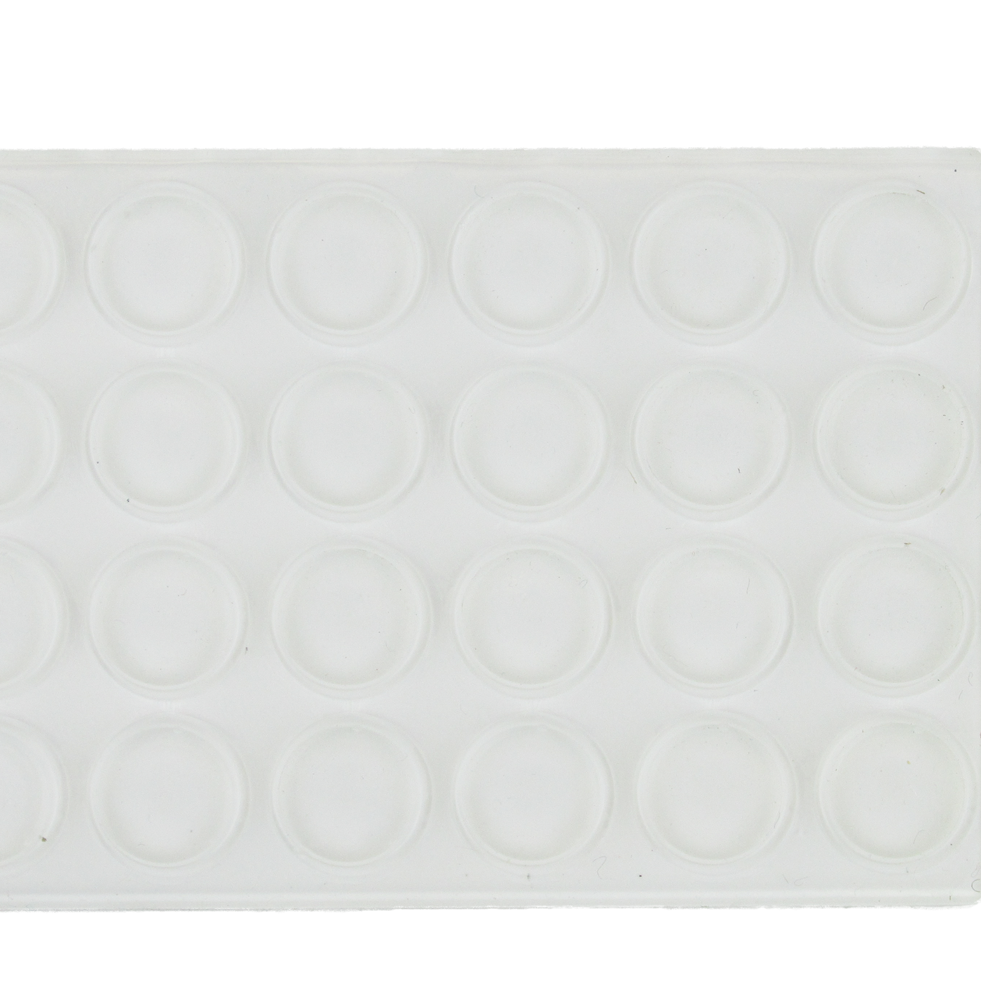 CLEAR CD/HUB DVD POLYURETHANE, PSA, SOLID, 32 ON A PAD