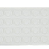 CLEAR CD/HUB DVD POLYURETHANE, PSA, SOLID, 32 ON A PAD